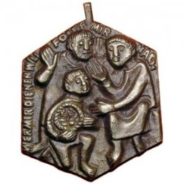 Ministranten-Plakette